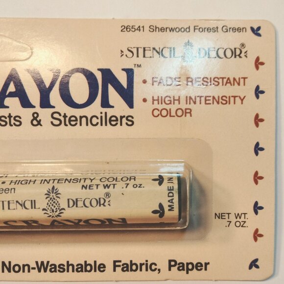 Artist Paint Crayon Forrest Green Stenciler 26541 - Picture 5 of 7